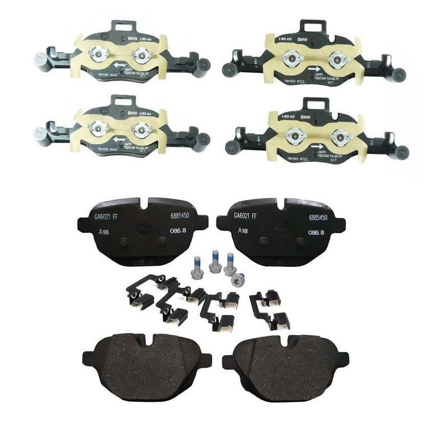 BMW Disc Brakes Kit - Pads Front and Rear